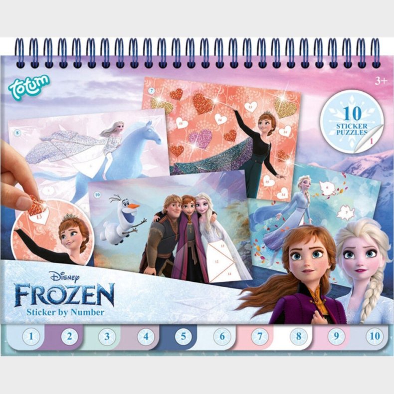 Disney Frozen Sticker By Number Pad - Bog