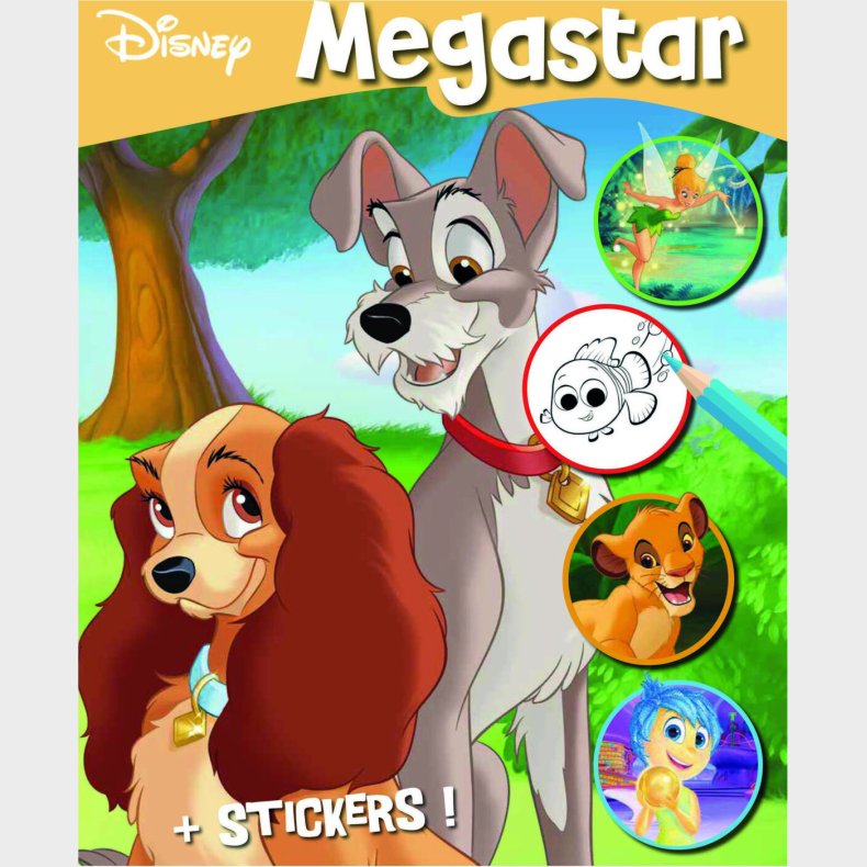 Disney - Megastar Colouringbook - Filmstart - Bog