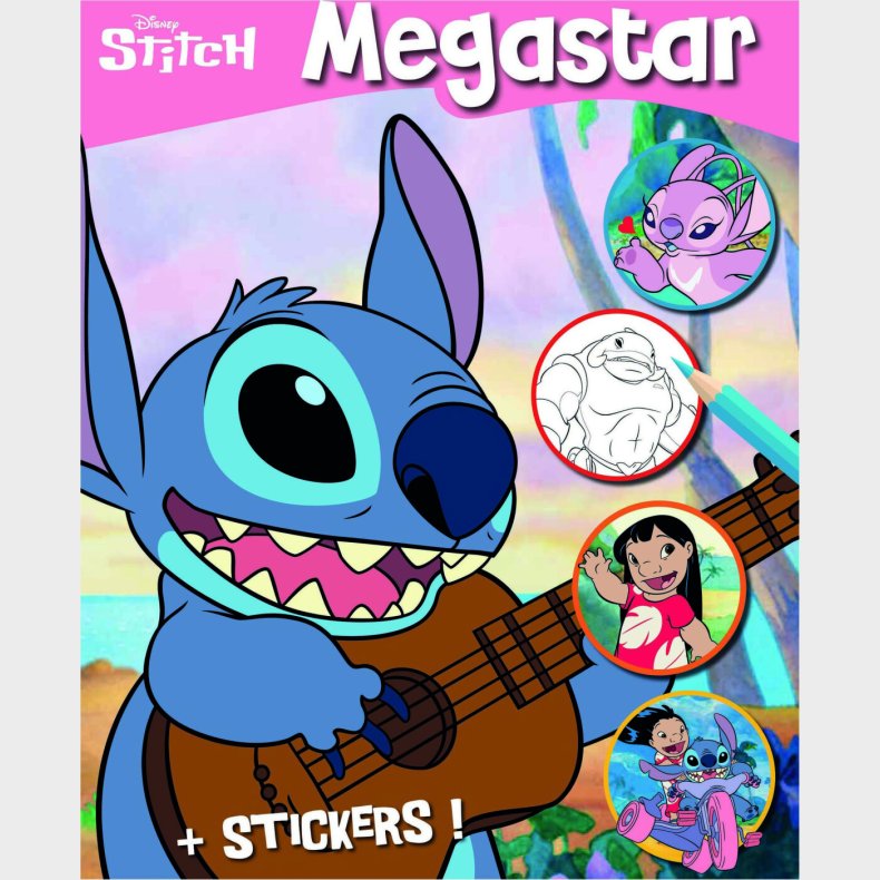 Disney - Megastar Colouringbook - Stitch - Bog