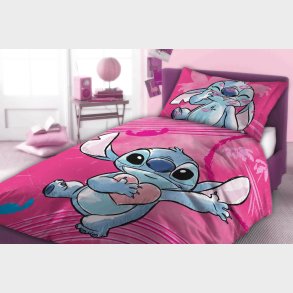 Disney Stitch Sengetj - 100 procent bomuld