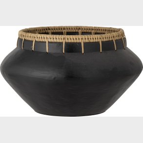 Bloomingville - Dixon Dekorationsskl - Sort - Terrakotta Keramik