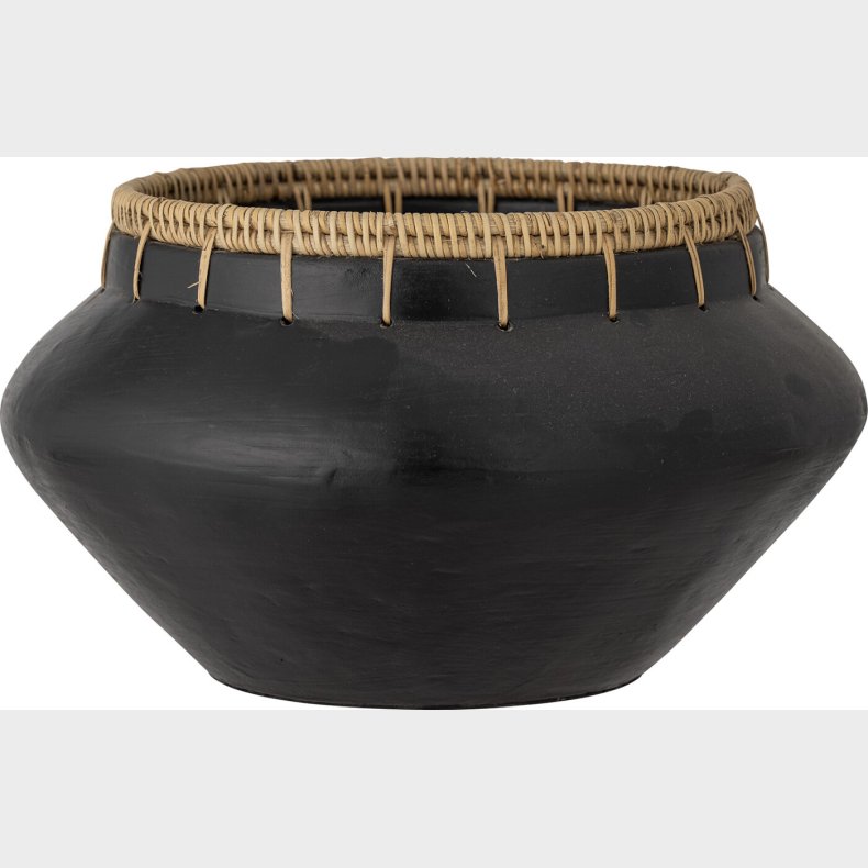 Bloomingville - Dixon Dekorationsskl - Sort - Terrakotta Keramik