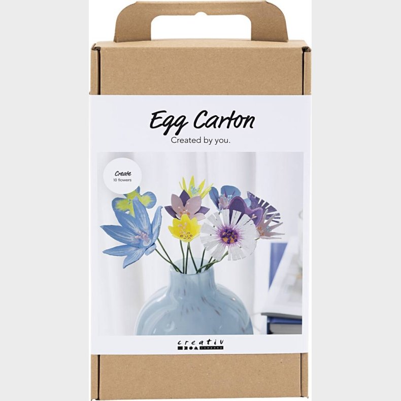 Diy Kit ggebakke Blomster - Pastelfarver