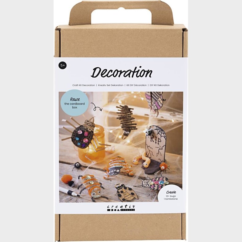 Diy Kit Halloween Dekoration - Assorterede Farver - 1pk.