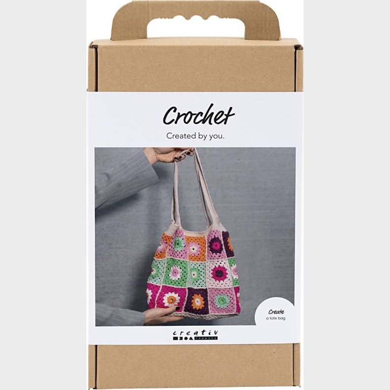 Diy Kit Hkle - Taske - Colorful - Crme