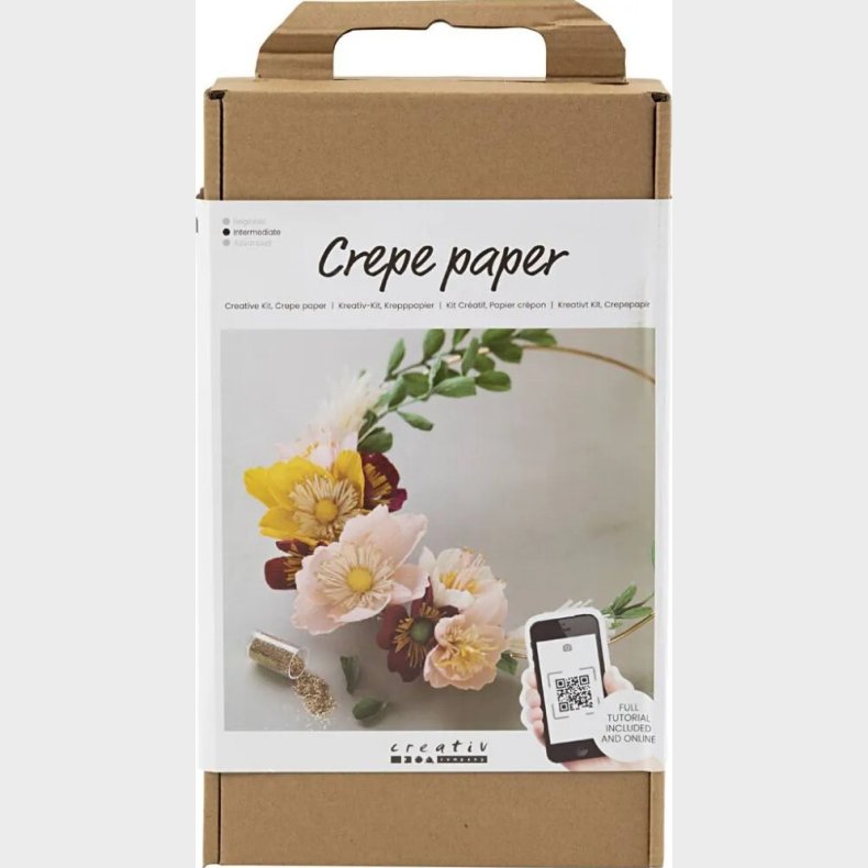 Crepepapir Blomster Diy Kit - Intermediate