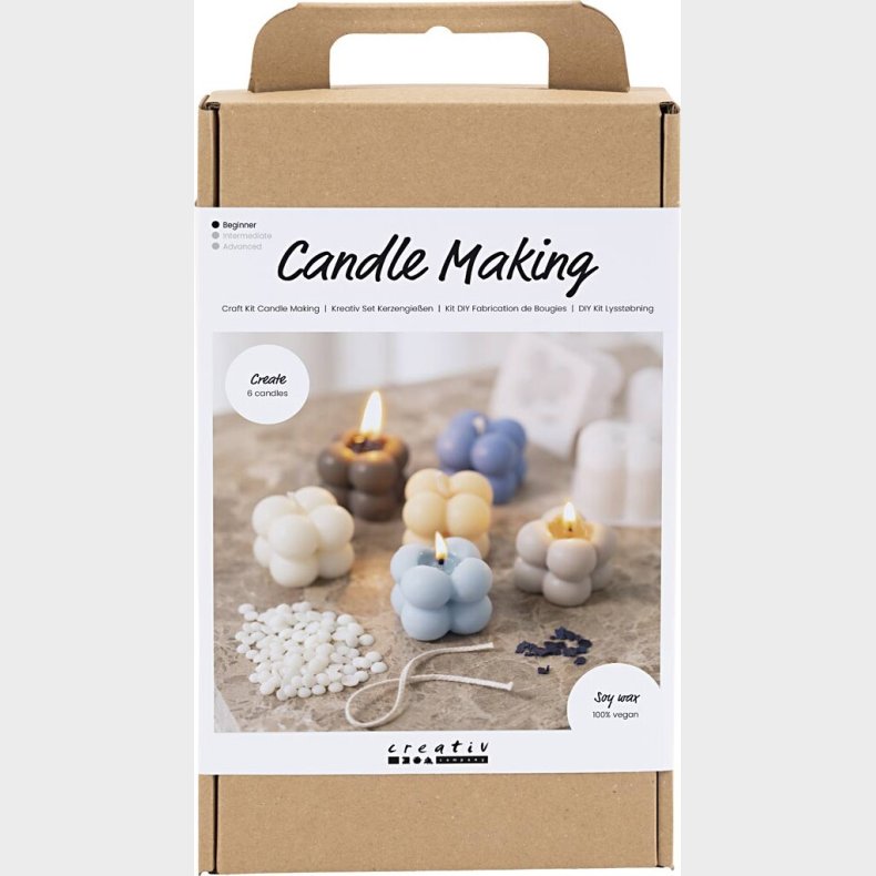 Diy Kit - Lysstbning - Bubble Soyalys