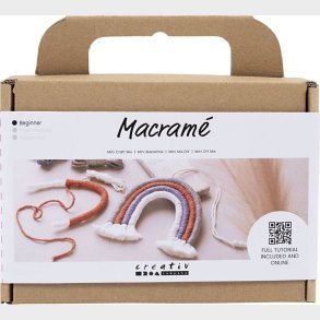 Macram Regnbue Diy Kit Til Begyndere