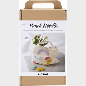 Diy Kit Punch Needle - Mulepose - Pastelfarver