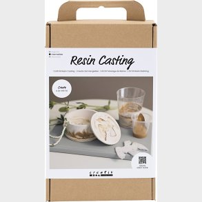 Diy Kit Resin Stbning - Krukke Med Lg - Beige - Off White