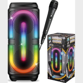 Dj Band - Karaoke Speaker - H�jtaler Med Mikrofon Og Lys