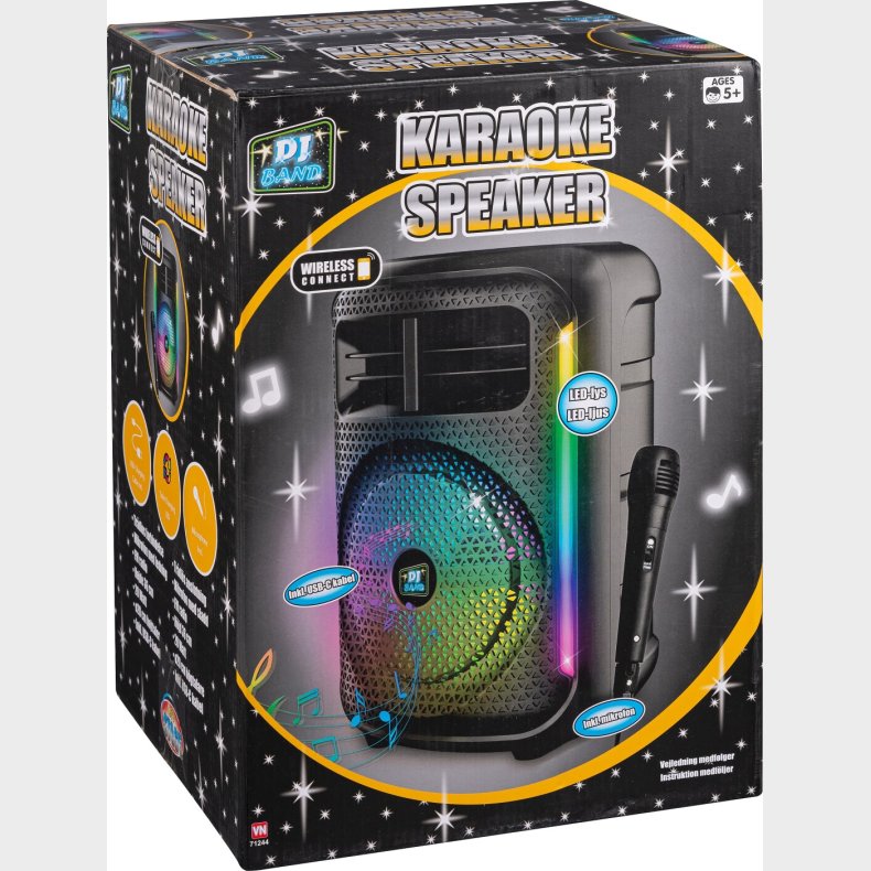 Dj Band - Karaoke H�jttaler Med Mikrofon