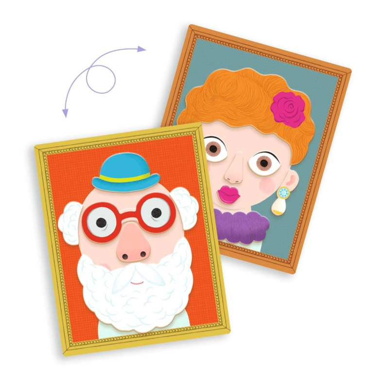 Djeco | Magnetleg - Portrtter