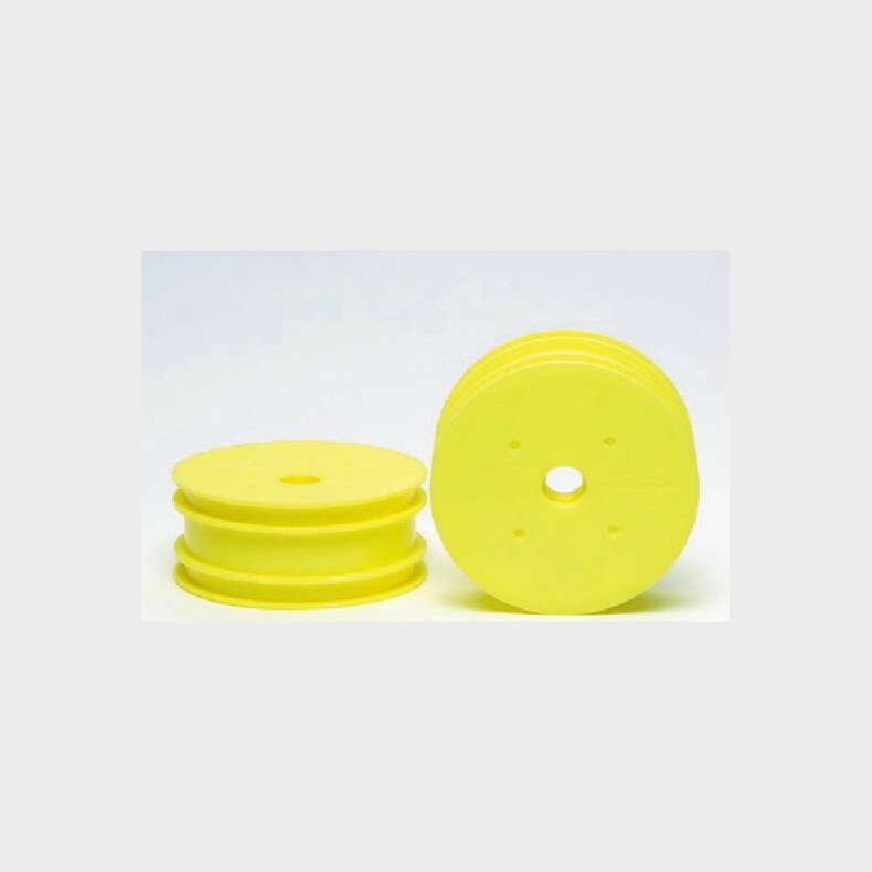 Dn-01 F Dish Wheels Fluo Yellow - 54285 - Tamiya