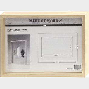 Dobbeltramme - D 4,5 Cm - Str. 22,1x30,8 Cm - 1 Stk.