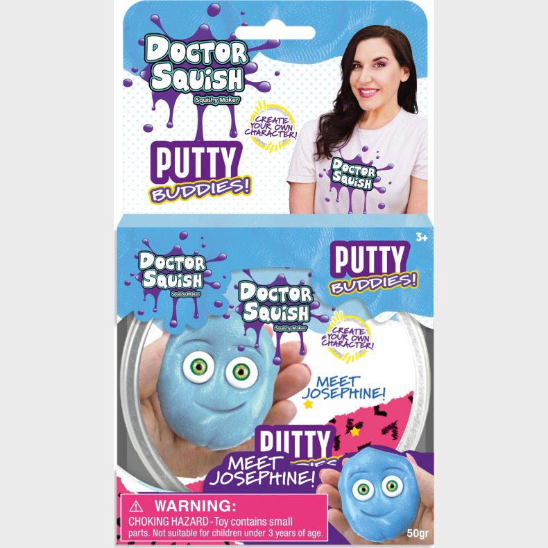 Doctor Squish - Josephine (light Blue) - Putty Buddies 50g