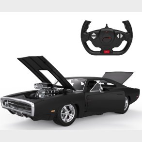 Dodge Charger R/T Fjernstyret Bil 1:16, 2.4G Sort