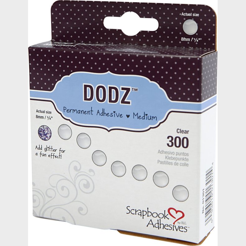 Dodz Klbepunkter -  8 Mm - Tykkelse 0,5 Mm - Mellem - 300 Stk.