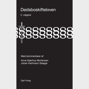 D�dsboskifteloven - Johan Hartmann St�ger - Bog