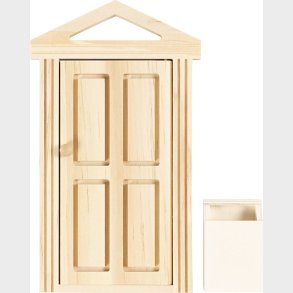 Dr Med Gesims Og Postkasse - H 5,5+18 Cm - B 3,5+10,5 Cm