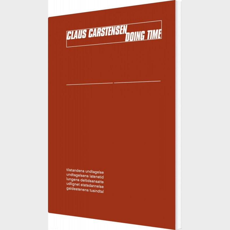 Doing Time - Claus Carstensen - Bog
