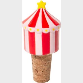 Doiy - Flaskeprop - Funfair - R�d Og Hvid Stribet Med En Gul Stjerne