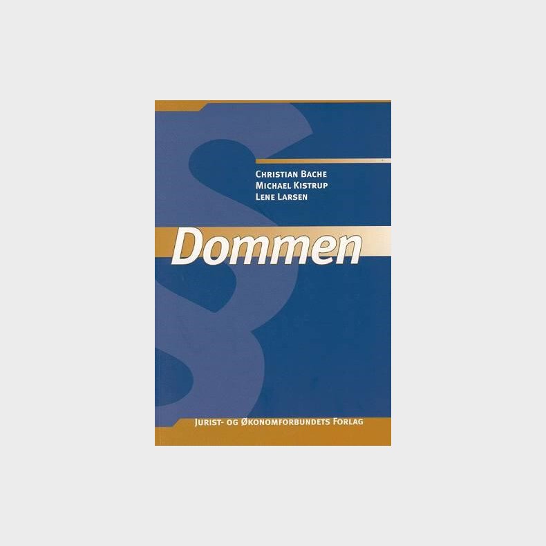 Dommen - Kistrup M - Bog