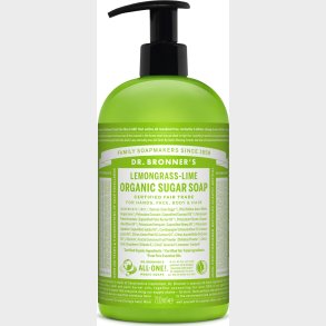 Dr. Bronner's - Organic Sugar Soap - Lemongrass Lime 710 Ml