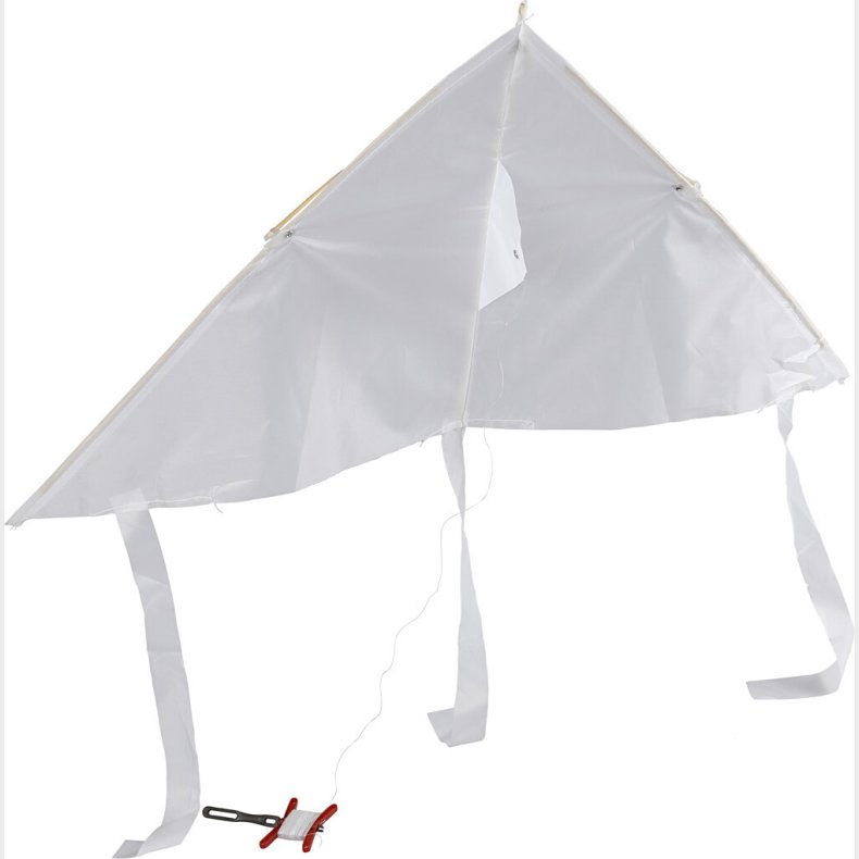 Drage Til Brn - Mal Selv - Uden Motiv - 46x90 Cm - Hvid