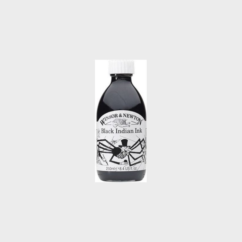 Winsor & Newton - Indian Ink - Blk - Sort 250 Ml