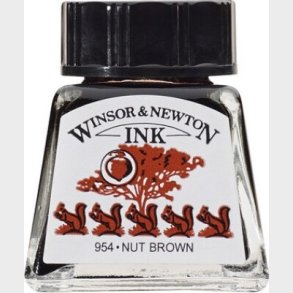 Winsor & Newton - Tegne Blk - 14 Ml - Ndde Brun