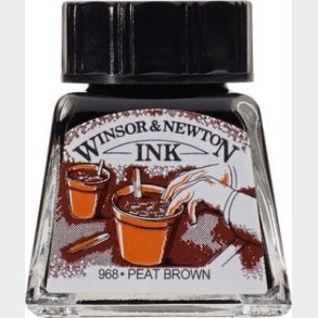 Winsor & Newton - Tegne Blk - 14 Ml - Trv Brun