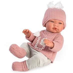 As dukke 43 cm. Maria - Med bluse og hue