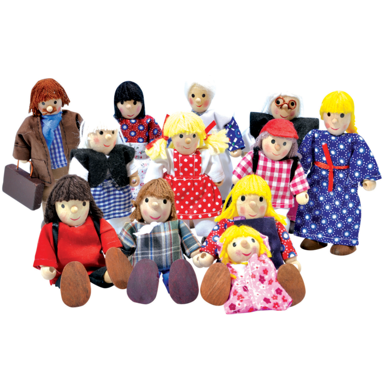 Winzling | Dukker 12,5 cm - A: 12 familiemedlemmer