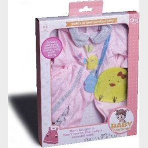 Dukketj - Sparkedragt Med Hue Og Taske - 40 Cm - Miller Baby