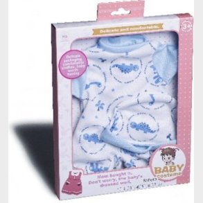 Dukketj - Sparkedragt Og Hue - 40 Cm - Miller Baby