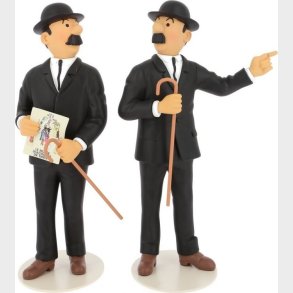 Dupond Og Dupont - Tintin Statue Figurer