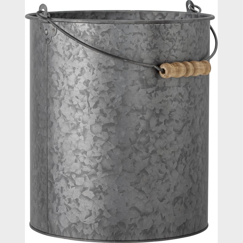 Bloomingville - Dusan Zink Spand - Gr - Galvaniseret Metal