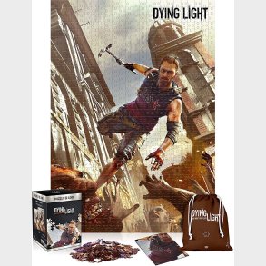 Dying Light 1 Puzzle - 1000 Brikker - Inkl. Plakat Og Pose - Crane
