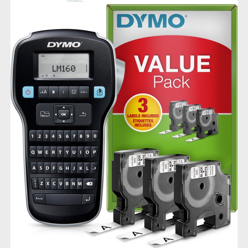Dymo - Labelmanager 160 Etiketmaskine Startst