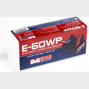 E-60wp Waterproof Electronic Speed Control (esc) - E-60wp  - Mstyle