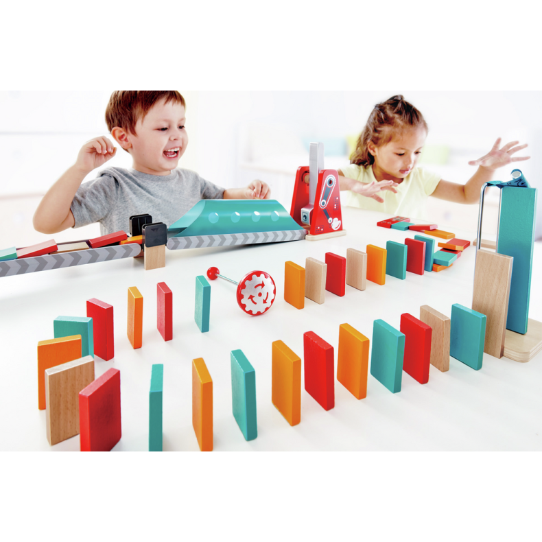 Hape | Domino - Mighty Hammer, 59 dele