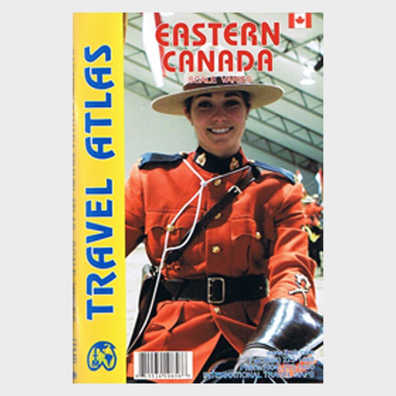 Eastern Canada Travel Atlas - English book