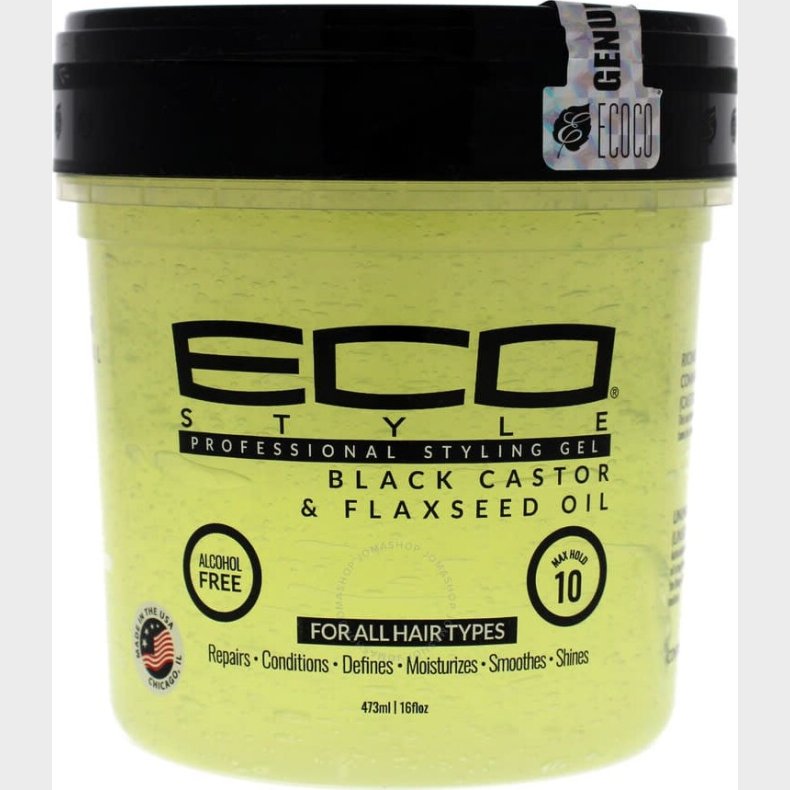 Ecostyle - Oil Black Castor 473 Ml