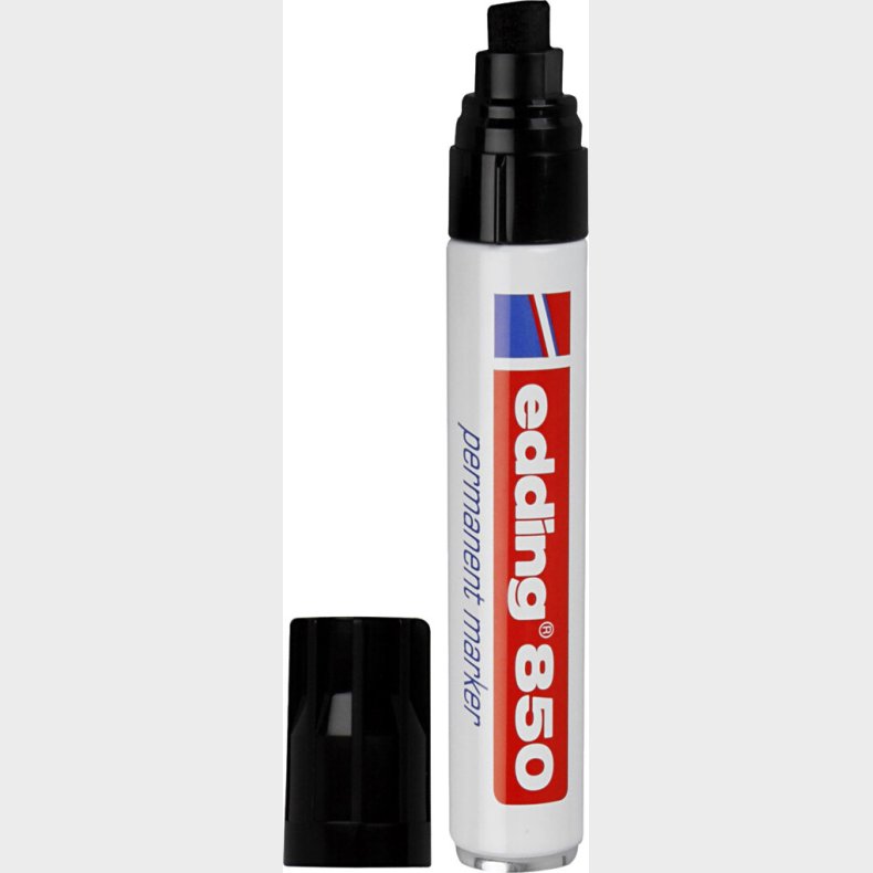 Edding 850 Tusch - Tykkelse 5-15 Mm - Sort - 1 Stk.