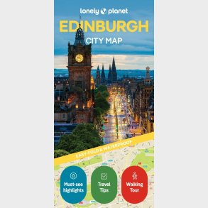 Edinburgh City Map - Lonely Planet - English book