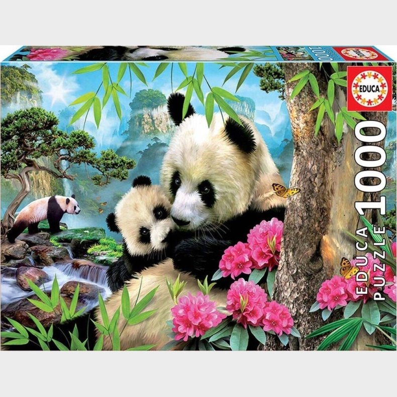 Educa Puslespil - 1000 Brikker - Morgen Panda