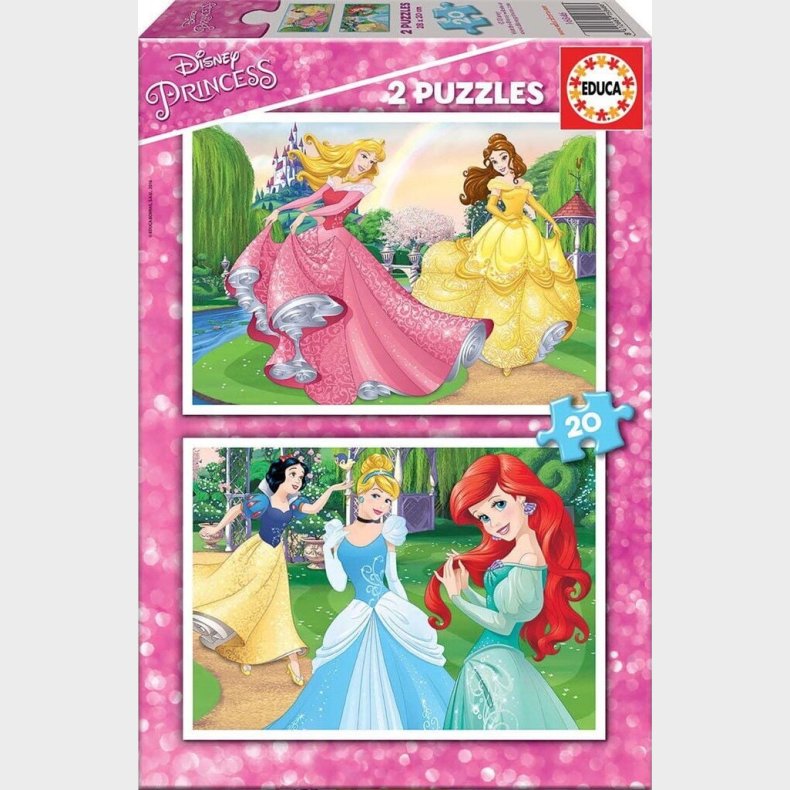 Educa 2x20 Disney Prinsesse