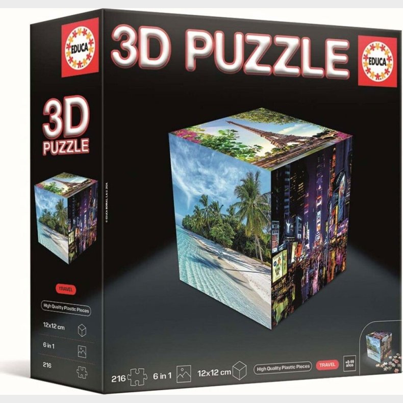 Educa - 3d Puzzle Cube Rejse