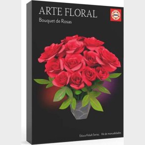 Educa - Puslespil Med 1000 Brikker - Floral Art Buket Roser